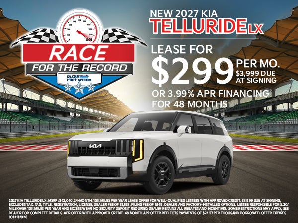 New 2027 Kia Telluride LX